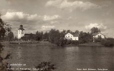 Vansbro, Kyrkan och Prästgården, Dala - Järna 1938