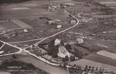 Gotland, Flygfoto över Ardre Kyrka 1948