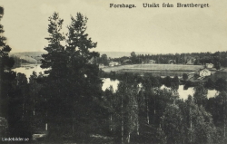 Forshaga, Utsikt från Brattberget 1909