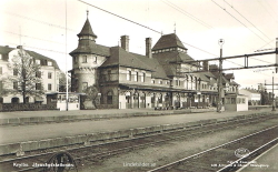 Krylbo Järnvägsstationen 1950
