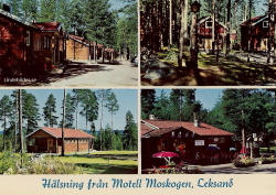 Hälsning från Motell Moskogen, Leksand 1973