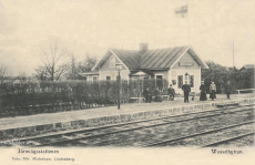 Järnvägsstationen Wasselhyttan 1900