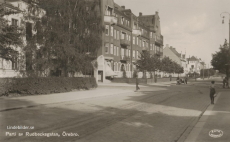 Parti av Rudbecksgatan, Örebro  1928