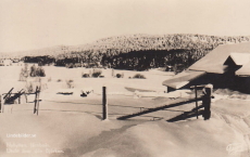 Nora. Nyhyttan, Järnboås. Utsikt  över sjön Björken 1937