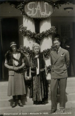 Gustad VI Adolf Selma Lagerlöf och Louise 1929