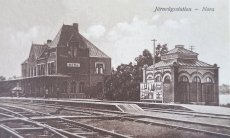 Järnvägsstationen Nora 1924