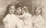 Margaretha, Ingeborg, Astrid och Märta 1910