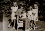 Margareta, Gustav V, Christina, Desiree och Birgitta