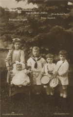 Marie Alexandra, Berthold, Sigvard, Gustav Adolf och Ingrid
