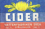 Ställdalens Bryggeri Vattenfabriken Svea Cider
