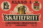 Lindesbergs Ångbryggeri Klass I, Skattefritt