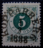 Kopparberg Frimärke 1/3 1888
