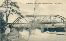 Degerfors, Dammen och nya Järnvägsbron 1911