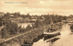 Strömsholms kanal vid  Sembla 1919