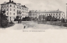 Eskilstuna vid Centraljernvägsstationen 1901