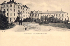 Eskilstuna, Vid Centraljernvägsstationen 1901