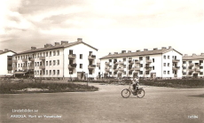 Arboga. Parti av Vasastaden 1952
