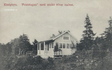 Gotland, Visby Kneipbyn, Pratstugan med utsikt öfver Hafvet 1911