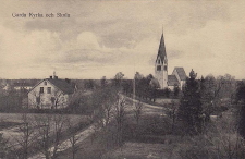 Gotland, Garda Kyrka och Skola 1921
