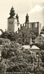 Gotland, Visby, Sta Maria o St Lars 1948