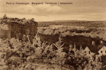 Gotland, Parti av Klinteberget, Morgonsol, Karlsöarna i bakgrunden