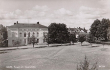 Nora, Torget och Stadshotellet 1947